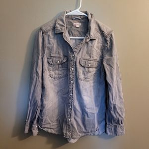 🩵Merona light gray jean jacket